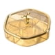 thumbnail image 4 of Bandeja para servir bocadillos Strade Fareast Limited Dividida Amarillo claro, 4 of 8