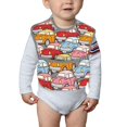 thumbnail image 6 of Hirioo Cute Cars for Baby Waterproof Pocket Bib Adjustable Closed for Babies Toddlers with Large Pocket 6-24Months, 6 of 8