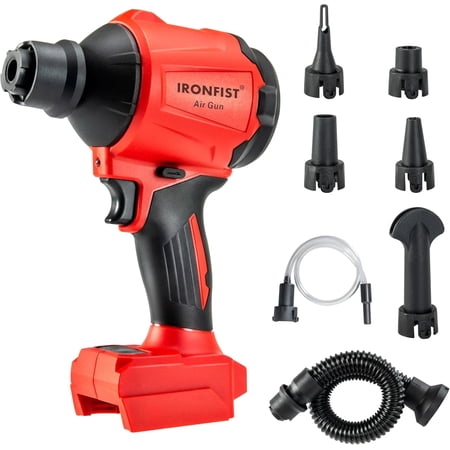 Compressed Air Duster Vacuum 2 in 1 Cordless Design Brushless Motor Cleaner Air Leaf Blower Compatible with Milwaukee M18 Battery (No Battery)