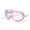 B, variant on Leeye Adult Swim Goggles Set, Large Frame Anti-Fog Diving Goggles with Silicone Swim Cap, Waterproof Training Glasses for Men Women, White