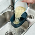 thumbnail image 6 of Kitchen Sink Drain Strainer Basket Corner Sink Strainer Basket Hanging Sink Corner Colander Multifunction Kitchen Sink Food Catcher Basket Waste Filter Wash Fruit, 6 of 7