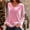 Shirts-Pink, variant on Velvet Shirt Women Long Sleeve Casual V Neck Tops Trendy Drop Shoulder Holiday Party Blouses Loose Fitted Solid Tunic Tshirts Winter Fashion Outfits