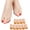 Beige, variant on Povihome 16 Pack Upgrade Gel Toe Protector Silicone Toe Caps Toe Sleeve Protectors, Prevent Pain Relief for Corns, Blisters (4 Pack Large Size + 8 Pack Medium Size + 4 Pack Small Size)