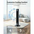 thumbnail image 5 of NFTIGB Tower Fans for Home, 36" Standing Floor Fan 75° Oscillating Fan, 3 Speeds 3 Modes,12H Timer,LED Display, New, 5 of 8