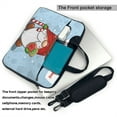 thumbnail image 3 of ZICANCN Laptop Case 14 inch, Cute Gnome Santa Gingerbread Work Shoulder Messenger Business Bag for Women and Men, 3 of 9