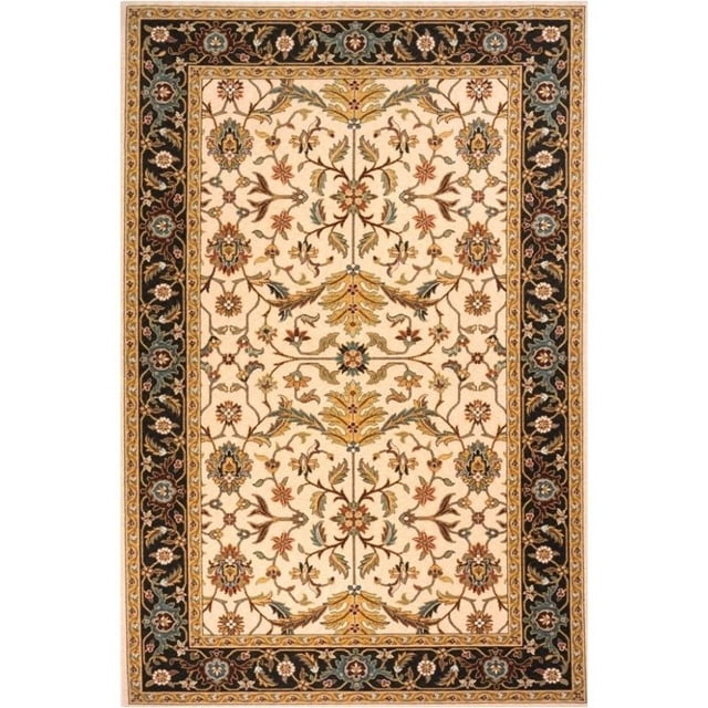 Momeni Persian Garden 2'6" X 8' Traditional Runner Rug in Charcoal