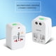 thumbnail image 3 of Inteprter Enchufe de viaje ABS Universal 4 en 1 interruptor deslizante plegable convertidor de energía de viaje adaptador de carga con bolsa de Electrónica, 3 of 6