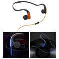 thumbnail image 2 of facefd Casque à Conduction Osseuse Filaire Contrôle Vocal pour Course Sport Extérieur Orange, 2 of 5