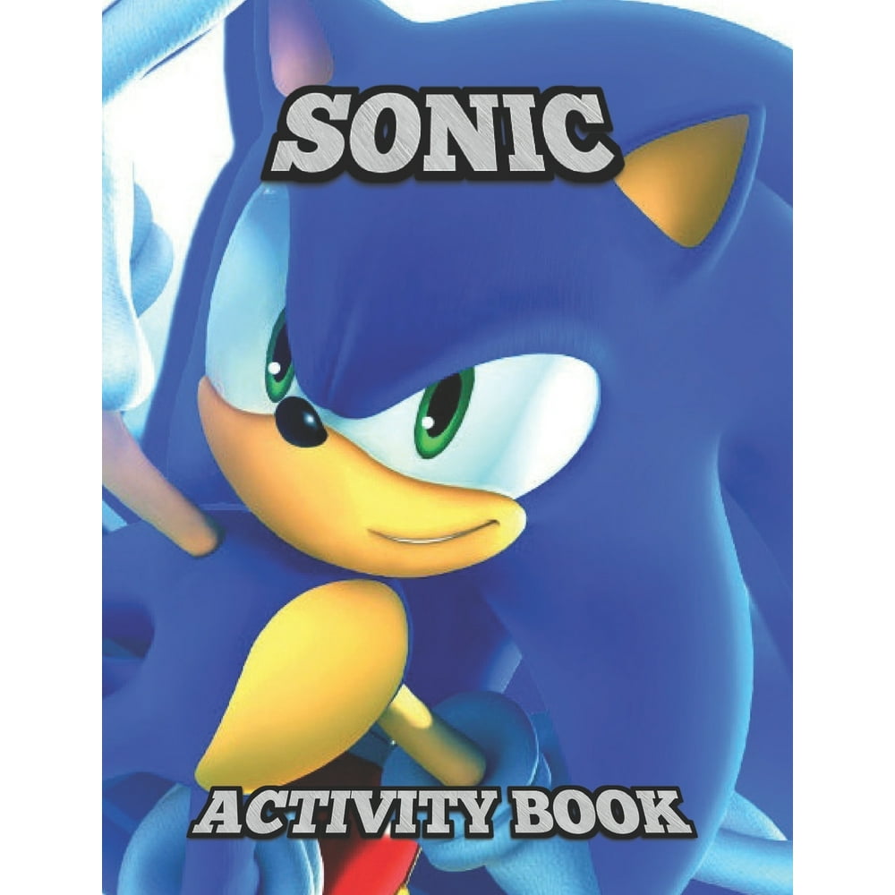 Sonic Activity Book Dot to dot, Maze, Search Words, Coloring Pages