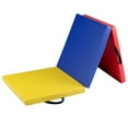 thumbnail image 2 of Gymax Tapis de Gymnastique Pliable 6'x2' Coloré, 2 of 10