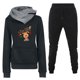 thumbnail image 1 of Puntoco Conjunto de dos piezas de suéter y pantalones estampados de manga larga con capucha y cuello redondo para mujer Puntoco Puntoco-4547, 1 of 2
