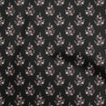 thumbnail image 1 of oneOone Polyester Spandex Black Fabric Floral Fabric For Sewing Printed Craft Fabric By The Yard 56 Inch Wide, 1 of 5
