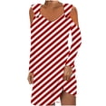 thumbnail image 2 of Wancir Women's Summer Maxi Dresses V Neck Cold Shoulder long Sleeve Casual Loose Long Split Dress, 2 of 5