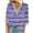 Purple, variant on gakvbuo Summer Tops For Women 2025 Trendy Short Sleeve Sexy Lace Trim V Neck Blouses For Women Tops Dressy Casual Spring Pullover Shirts