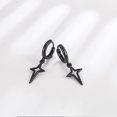 thumbnail image 3 of kurtrusly Gothic Punk Style Copper Metal Drop Earrings Classic For All Occasions Unisex Gift black, 3 of 6