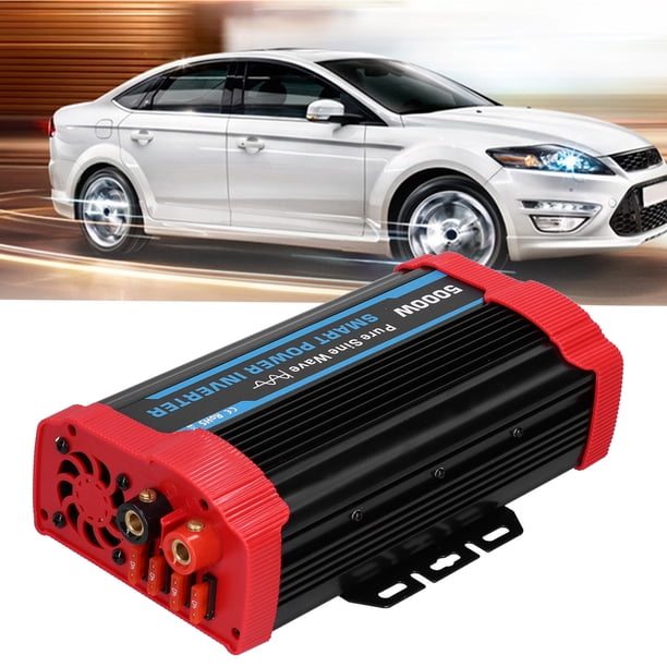 Convertidor De Coche, Inversor De Corriente Automático De Aluminio 5000W Pico Universal Para Vehículos