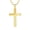 Gold   2, variant on American Flag Cross Necklace for Men, 14K Gold Plated Cross Pendant with Stainless Steel Chain, Father's Day Christian Gift
