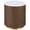Honey Brown and White Marble, variant on Jason Round White Marble Top Side End Table Greige