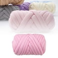 thumbnail image 2 of DIY Knitting Thick Core Yarn Hand Woven Fabric Strip for Crochet Blankets Cushions Bags and Floor Mats - Unprinted Fabric String for Home Crafts and Decorative Projects, 2 of 7