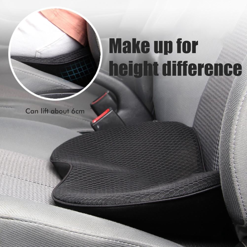 Coussin Rehausseur Siège Voiture – Épaisseur 3,2 Pouces – Mousse Mémoire De Forme – Soutien Lombaire – Pour Conducteurs Petits