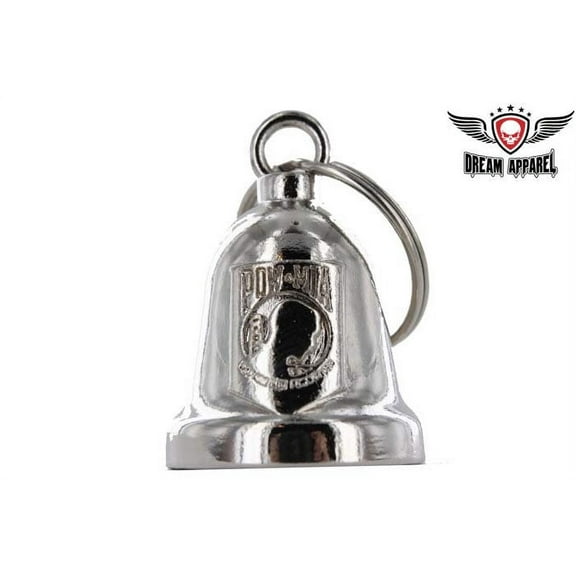 POW MIA Chrome Motorcycle Bell