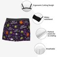 thumbnail image 3 of Yiaed Halloween Print Men's Soft Cotton Boxer Shorts Breathable Boxers Underwear Moisture-Wicking Underwear Stretch Boxer Briefs for Man-Small, 3 of 5