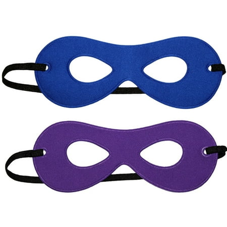 SeasonsTrading Child Blue/Purple Reversible Superhero Mask