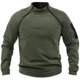 thumbnail image 1 of Suéter de cuello alto para hombre, primavera y otoño, suelto, color sólido, para exteriores, cálido, transpirable, chaqueta táctica para hombre, 1 of 5