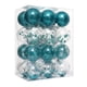 thumbnail image 2 of 24 bolas de Navidad de plástico transparente de 6/8 cm para decoración de fiestas de árboles de Navidad, colgantes de esferas de Navidad para Año Nuevo 2024, 2 of 5