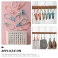 thumbnail image 3 of FRCOLOR quilt clamp Windproof Drying Clips with Rope for Clothesline Assorted Color PP Material 12pcs,7.48"X1.18"X0.51", 3 of 5