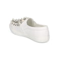 thumbnail image 3 of New Women Vigo Fiore Chic-22 Round Toe Pearl and Rhinestone Slip On Sneaker, 3 of 6