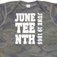 thumbnail image 4 of Inktastic Juneteenth June 19, 1865 Boys or Girls Baby Bodysuit, 4 of 5