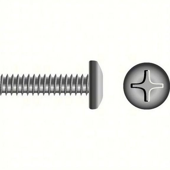 SEACHOICE Phillips Machine Screw - Pan Head Color:, Size: M8-1.25 x 25, Option: 25/BG