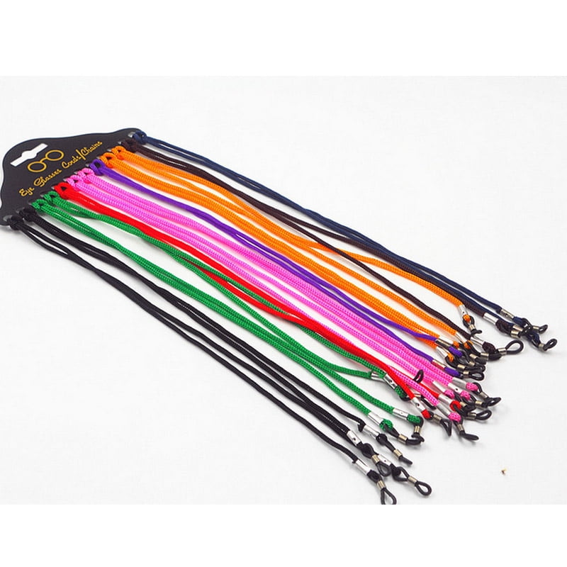 12 pcs Rope with Rubber Loop End for Sunglasses, Reading Glasses