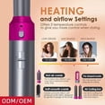 thumbnail image 5 of Multi Functional 5-in-1 Hot Air Comb & Hair Straightener Brush with Curling Iron, Hair Dryer & Dry Brush for Women | Electric Hair Styling Tool, 5 of 10