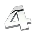 thumbnail image 2 of Soumake Number Letter Self-Adhesive Auto Sticker Car Badge Decals Emblem Decoration Practical, 2 of 7