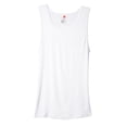 thumbnail image 2 of Hanes  Men's Big & Tall White Tank Undershirts (Pack of 3), 2 of 3