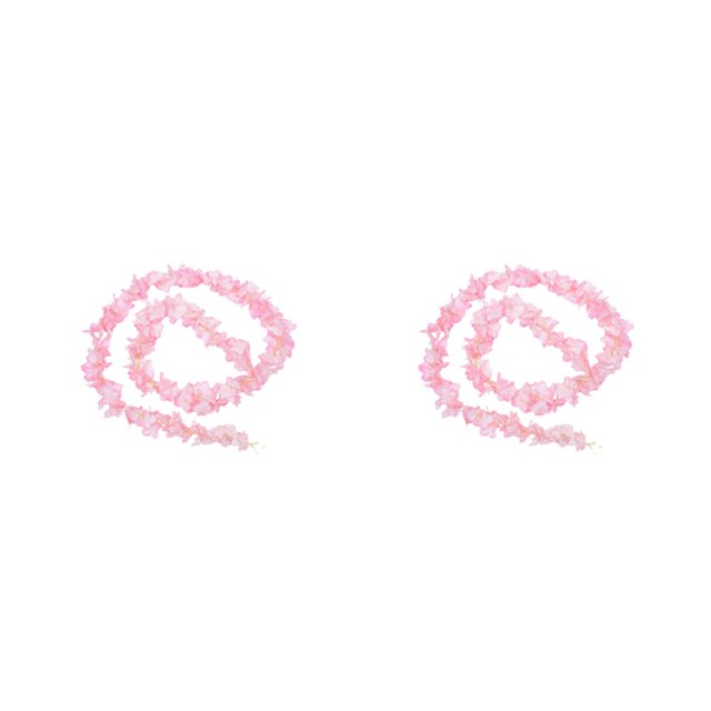 Guirnalda de flores de seda Injueey 2Conjunto Rosa