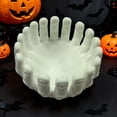 thumbnail image 3 of Musbetu Gothic Halloween Skeleton Hands Candy Bowl Stand Lightweight Compact Storage Container Desktop Decor, 3 of 7