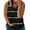 Black, variant on QUINDOS Womens Tank Tops 2025 Basic Black Summer Casual Plus-Size V-Neck Striped Sleeveness Tops Loose Vest Blouses Camisoles for Women