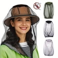thumbnail image 1 of pstuiky Mosquito Head Net for Fishing Outdoor Activities Fine Mesh Bug Net with Hat or Lightweight Breathable, 1 of 7
