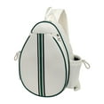 thumbnail image 2 of lacooooppia Tennis Crossbody Bag Backpack Large Racket Cover Carrier Bag Organizer Zipper Sport Chest Shoulder Tree Badminton Fighting Bag White B, 2 of 8