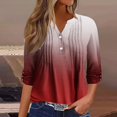 thumbnail image 2 of fatyb Women's Long Sleeve Blouses Casual Dressy V Neck Pleated Shirts Business Work Tops for Women, 2 of 5