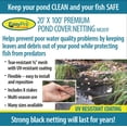 thumbnail image 6 of EasyPro NR201F 3/8" Premium Pond Cover Polyethylene Woven Netting / 20' x 100' - Boxed, 6 of 6