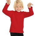 thumbnail image 4 of Laklulu - Camisetas de polar para niños, cuello alto, suaves, unisex, de algodón con elastano, manga larga, cuello alto, para niñas, 4 of 5
