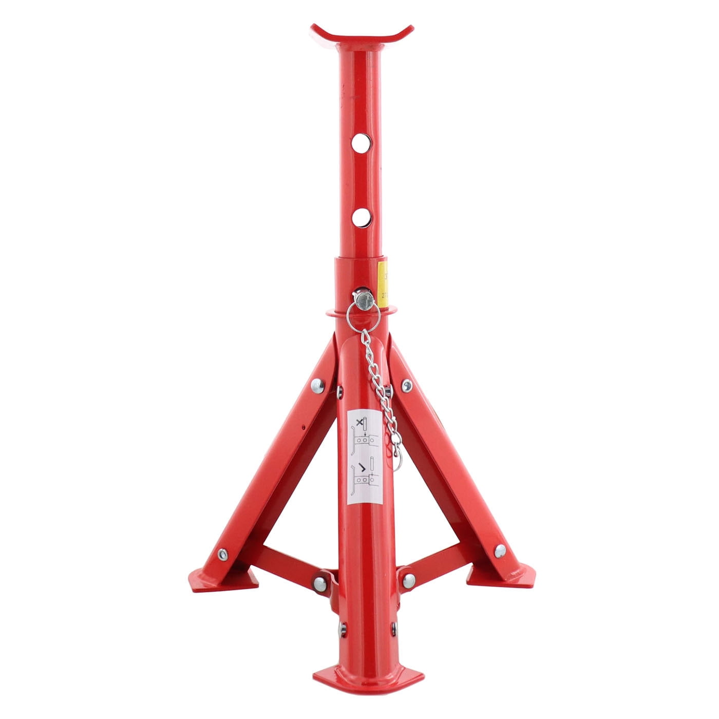 Dragway Tools 6 Ton Adjustable Jack Stand Set of 4 with Quick Fold Legs