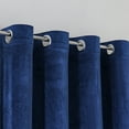 thumbnail image 5 of DYstyle 1/2 Panels Kid's Curtain Velvet Solid Living Room Bedroom Blackout Grommet Curtain Drapes, 5 of 6