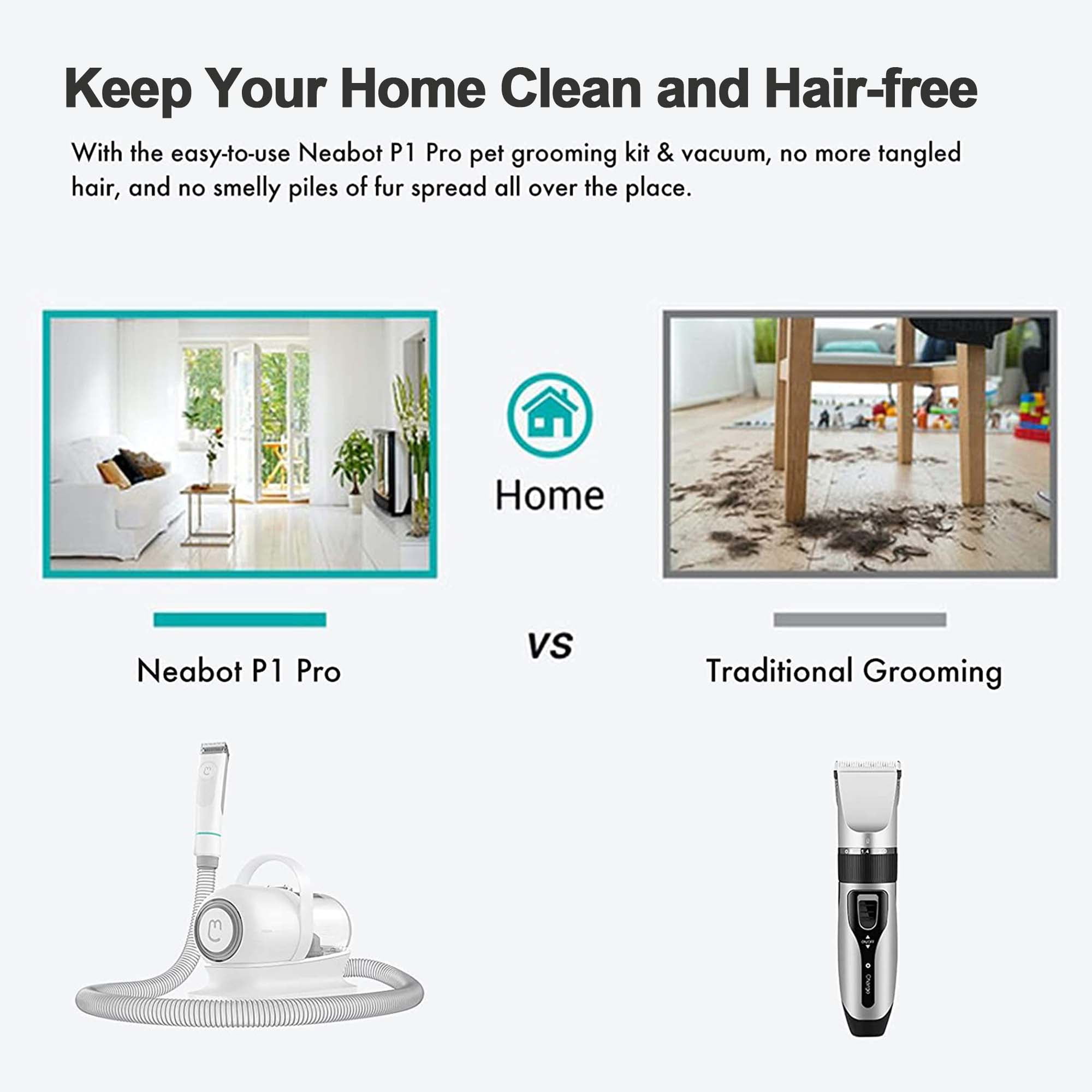 neabot P1 Pro Pet Grooming Kit & Vacuum Suction 99 Ubuy Singapore