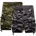 thumbnail image 5 of Pantalones cortos casuales de verano para hombre, pantalones cortos hasta la rodilla con múltiples bolsillos para hombre, pantalones cortos tipo capri para playa, 5 of 5