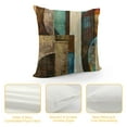 thumbnail image 4 of ONETECH  Brown Decorative Throw Pillow Covers Teal Pillow Cover Modern Geometry Abstract Art Decorative Pillows for Living Room Bedroom Sofa Couch Outdoor Pillow Covers, 4 of 5